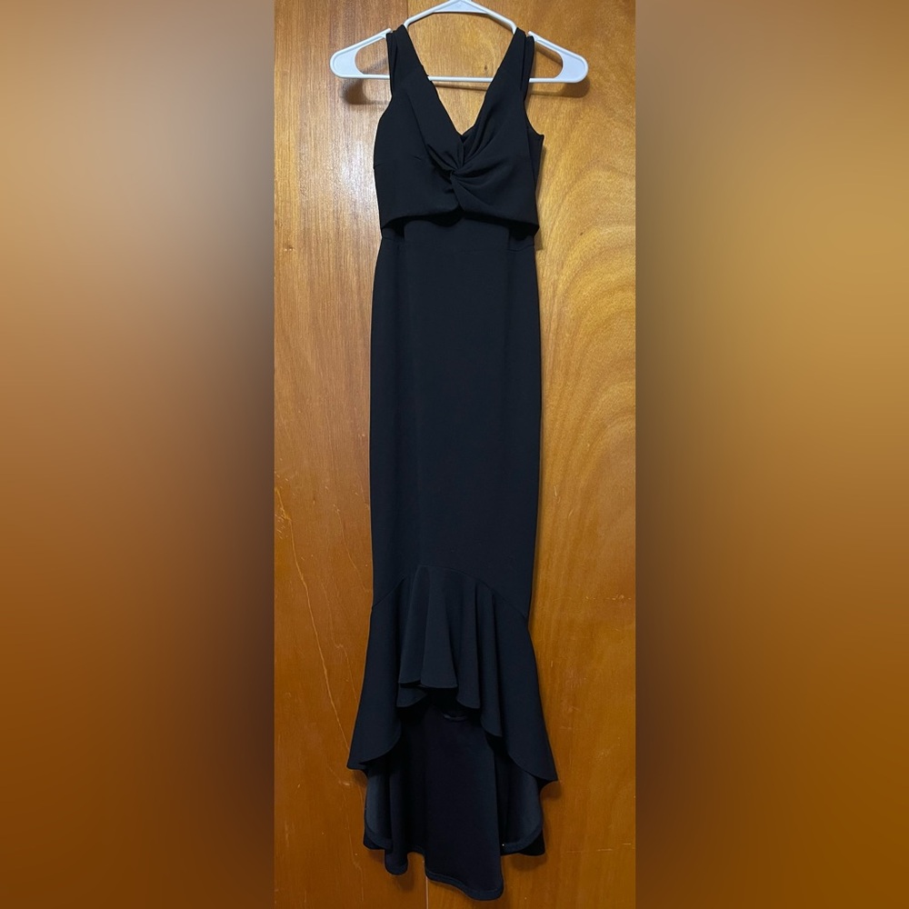 Black Fishtail Gown